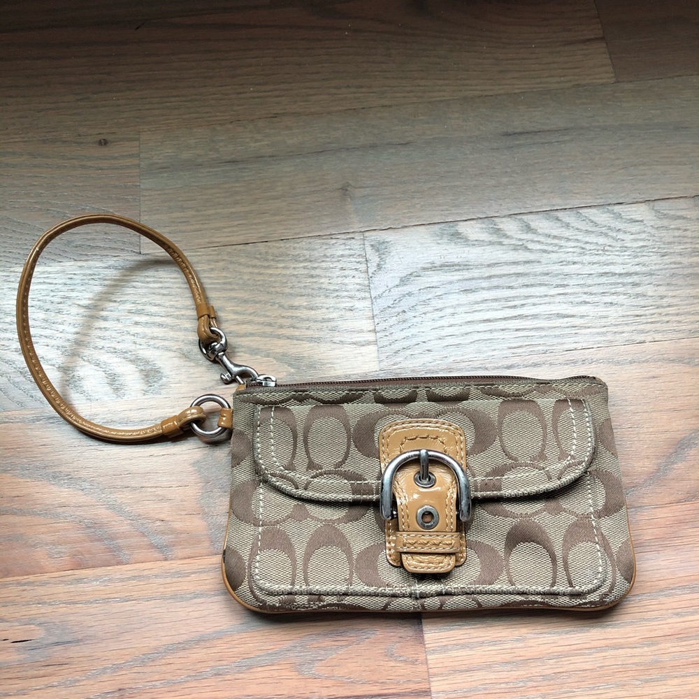 Vintage Coach Wristlet